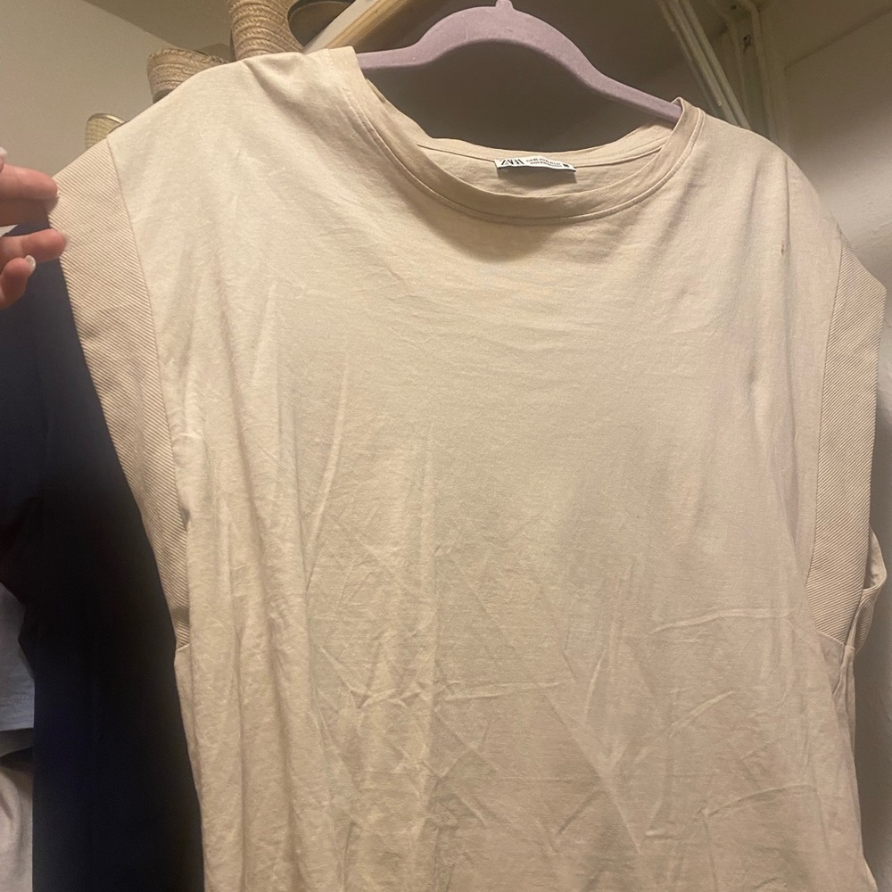 Zara cream tank